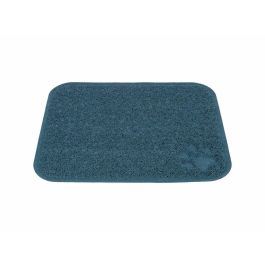Alfombra para Arenero de Gatos Trixie Azul PVC 37 × 45 cm