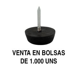 Herrajes Alk Deslizante-Quitarruido Ø15, Ø17, Ø20 Acabado Negro (Bolsa de 1000) para Muebles y Sillas Precio: 24.50000014. SKU: B1JRGCLEXD