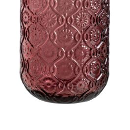 Vaso Rosa Cristal Decoración 8 X 8 X 12,70 cm