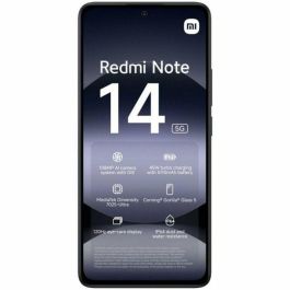 Smartphone Xiaomi Redmi Note 14 8GB/ 256GB/ 6.67"/ 5G/ Negro