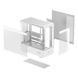 Deepcool CH690 Caja Gaming Torre Blanca con Pantalla LCD, ATX