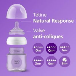 Philips Avent PHI8720689033428 Caja Discovery: Biberón Natural 3.0 125ml + Chupete Ultra Air 0-6 Meses