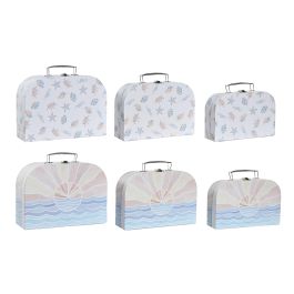 DKD Home Decor Cajas de Almacenaje Organizadoras Infantiles Kids Multicolor - Set de 6 Piezas de Cartón y Metal, Medidas 28x9.5x20 cm Precio: 28.49999999. SKU: S3042846