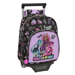 Mochila Escolar con Ruedas Monster High Creep Negro 28 x 34 x 10 cm Precio: 26.49999946. SKU: B18XDAJ34Q