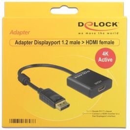 DeLock DisplayPort 1.2 > HDMI (ST-BU) Adapter 4K Schwarz Precio: 33.1177. SKU: B1HVJBEBDL