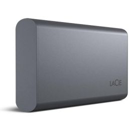 Lacie STKH1000800 Disco Duro SSD Externo 1TB USB-C 3.2 Gen 2 1050 MB/s Cifrado AES 256-bit Resistente a Golpes