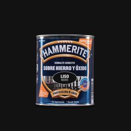 Hammerite Esmalte Metálico Negro Brillante 0.750l 5093791 - Aplicación Directa al Óxido, Protección Antióxido Precio: 25.88999974. SKU: S7902861