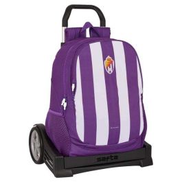Mochila Escolar con Ruedas Real Valladolid C.F. Morado 32 x 44 x 16 cm Precio: 50.49999977. SKU: B1BKV4NG35