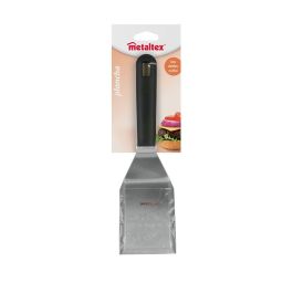 Metaltex Espátula rectangular Plancha, acero inoxidable con mango de polipropileno, 7.5 x 27 cm