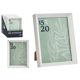 Portafoto plástico moldura blanco 15x20 cm Giftdecor - Incluye gancho (24 Unidades) Precio: 63.89000013. SKU: S3608617