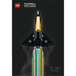 LEGO 10391 Icons Sobre la Luna con Pharrell Williams, Set de Construcción, 966 Piezas, 18+ Años, Plástico