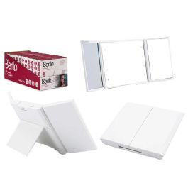 Espejo de Bolsillo ABS con LED 1X 2X 3X - Berilo, Blanco (24 Unidades)