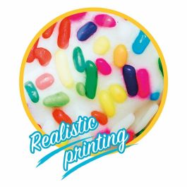 Intex Flotador Hinchable Rueda Donut Caramelos Blanco PVC 99x25 cm Edad +9 Años