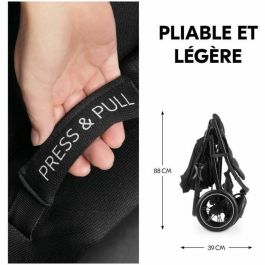 HAUCK HAU4007923148594 Cochecito todoterreno RAPID 3 Air - 3 Ruedas Plegado con una Mano Negro