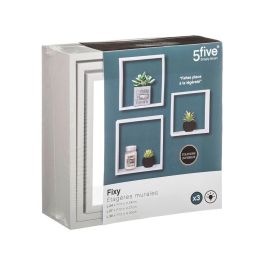 5Five Set 3 Estantes Tipo Cubo Color Blanco Medidas 57x57x45cm/27x27x12cm/30x30x12cm