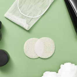 Cosmetic Club Juego de 2 Discos Desmaquillantes Reutilizables y Lavables Konjac para Todo Tipo de Piel