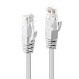 Cable de Red Rígido UTP Categoría 6 LINDY 48096 Blanco 7,5 m 1 unidad