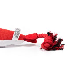 Gloria Juguete Peluche Langosta Sebastian con Sonido, Cuerda Interior Reforzado, Resistente, para Perros Medianos que Rompen Todo, Rojo