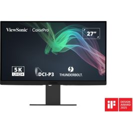 Viewsonic VP2788-5K Monitor Profesional 27" (68.6cm) UHD 5K HDMI/DisplayPort/USB-C para Diseño Gráfico y Edición de Video