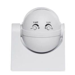 Sensor Movimiento Superficie 180º IP44 300W LED [SB-BS039]