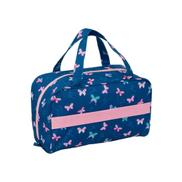 Safta Neceser Rectangular Blackfit8 Mariposas 140x310x190 mm