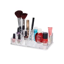 Berilo Organizador 14 Huecos Transparente 22.3x7.2x12.7 cm