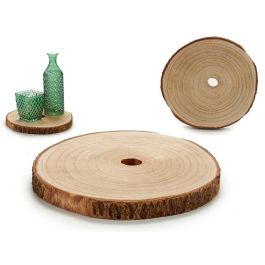 Giftdecor Figura Decorativa Tronco de Madera Paulownia, Marrón, Ø 24.5 cm (12 Unidades) Precio: 20.50000029. SKU: B1K2VP2DXY