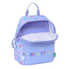 Safta Mini Mochila Benetton Lila 300x250x130 mm Safta Mini Mochila Benetton Lila 300x250x130 mm