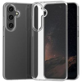 eSTUFF Funda TPU transparente para Samsung Galaxy S24 FE 4G/5G, protección suave y ajuste perfecto