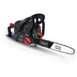 Scheppach CSP41 Motosierra de Gasolina 41 CC - 40 cm con Tensión de Cadena Sin Herramientas, Barra Guía y Cadena ProCut Scheppach CSP41 Motosierra de Gasolina 41 CC - 40 cm con Tensión de Cadena Sin Herramientas, Barra Guía y Cadena ProCut