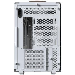 Montech Heritage TG Caja de PC Midi Tower Blanca con Imitación Piel y Ventana Lateral