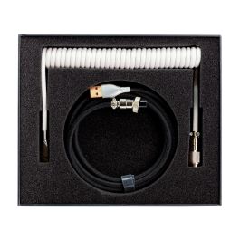 Phoenix technologies Kioru Cable Aviador en Espiral para Teclado Mecánico Tipo C - Estilo Profesional y Minimalista