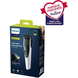 Philips Recortador de Barba BT3206/14 Blanco con Sistema Lift & Trim, 10 Ajustes de Longitud (0.5-10 mm), Cuchillas Acero Inoxidable, 45 Min Autonomía Precio: 28.58999979. SKU: S7600228