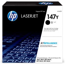 HP 147Y Cartucho de Tóner Original LaserJet Negro Capacidad Superior (42000 páginas) para HP LaserJet Enterprise M611/M612 HP 147Y Cartucho de Tóner Original LaserJet Negro Capacidad Superior (42000 páginas) para HP LaserJet Enterprise M611/M612 Precio: 466.4999999. SKU: B1GEWX9WG8