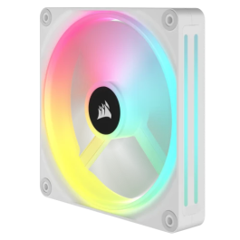 Corsair CO-9051008-WW Ventilador 14 cm Blanco 2 piezas, 480-2000 RPM, 82.5 cfm, LED Multi, PWM