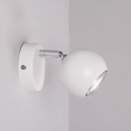 SKD-W1001 Aplique de Pared Chimoio Orientable de Aluminio para Bombillas LED GU10, Foco Interior Tiendas Escaparates