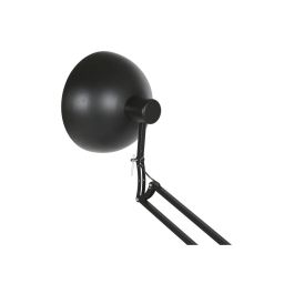 DKD Home Decor Lámpara de Pie Moderna Negra con Flexo E27 Metal 42 x 230 x 145 cm