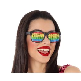 Gafas Rejilla Multicolor Arcoíris Orgullo para Celebraciones, Festivales y Disfraces Precio: 1.49999949. SKU: B137XZT4BG