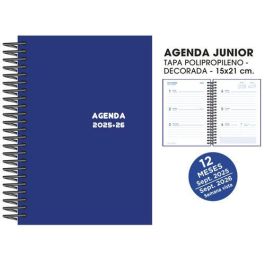 Agenda Escolar (2025-26) Senfort Junior Espiral Tapa Pvc 150X210 S/V Azul Precio: 7.95000008. SKU: B1JX4F7PB7
