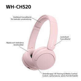 Auriculares de Diadema Sony WHCH520P * Rosa
