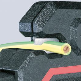 Knipex 1262180sb Alicate pelacables automático autoajustable 180x75x21mm para cables 0,2 a 6 mm² Knipex 1262180sb Alicate pelacables automático autoajustable 180x75x21mm para cables 0,2 a 6 mm²