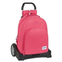 Mochila Escolar con Ruedas Evolution BlackFit8 M860A Rosa (32 x 42 x 15 cm)