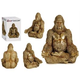 Gorila Manos Abiertas Dorado Giftdecor - Resina, Oro - 19x26.5x22 cm (4 Unidades) Precio: 51.49999943. SKU: S3609573