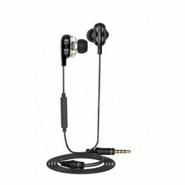 Auriculares con Micrófono CoolBox COO-AUR-S04DD Negro