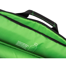 Q-connect Maletín para Portátil 17.2" Negro, 1 Asa, 2 Bolsillos Exteriores, Polietileno Reciclado, Compartimento Acolchado