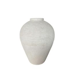 Jarrón Romimex Blanco Terracota 40 x 50 x 40 cm Precio: 113.50000013. SKU: B1FHNKBJBD