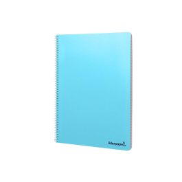 Cuaderno Espiral Liderpapel A4 Micro Smart Tapa Blanda 80H60 gr Horizontal 7 mm Doble Margen 4 Taladros Colores