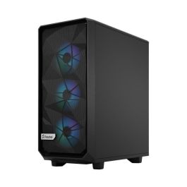 Fractal Design FRA7340172703839 Meshify 2 Compact Lite Torre ATX Negra con RGB y Cristal Templado Tintado para PC de Diseño