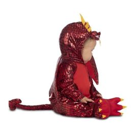 Disfraz bebé dragón capucha, mono con patucos, alas y cola talla 7-12 m Disfraz bebé dragón capucha, mono con patucos, alas y cola talla 7-12 m