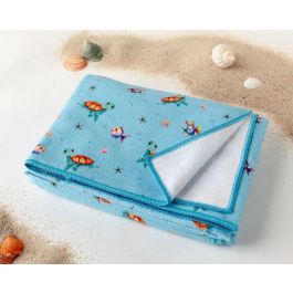 KioKids Toalla de Playa y Piscina Microfibra Tortugas Azul 75x150cm Suave Absorbente Secado Rápido con Bolsa para Bebé Precio: 6.99886748. SKU: B134REGANS